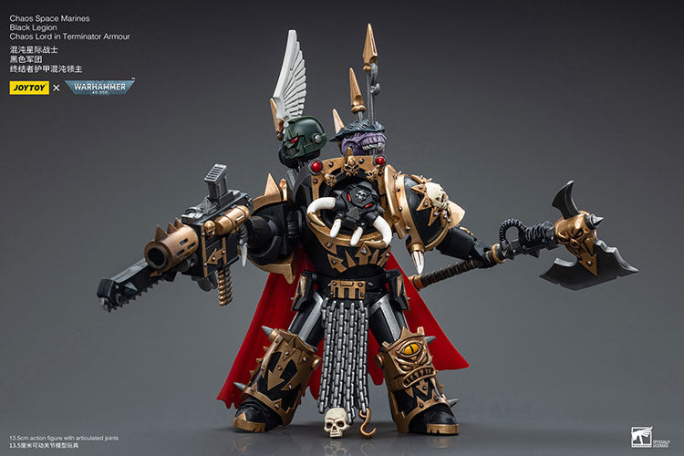 Chaos Space Marines Black Legion Chaos Lord in Terminator Armour
