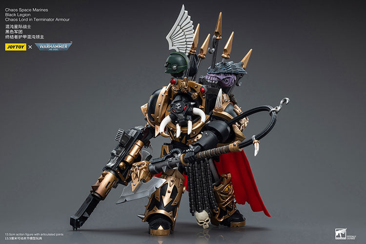 Chaos Space Marines Black Legion Chaos Lord in Terminator Armour