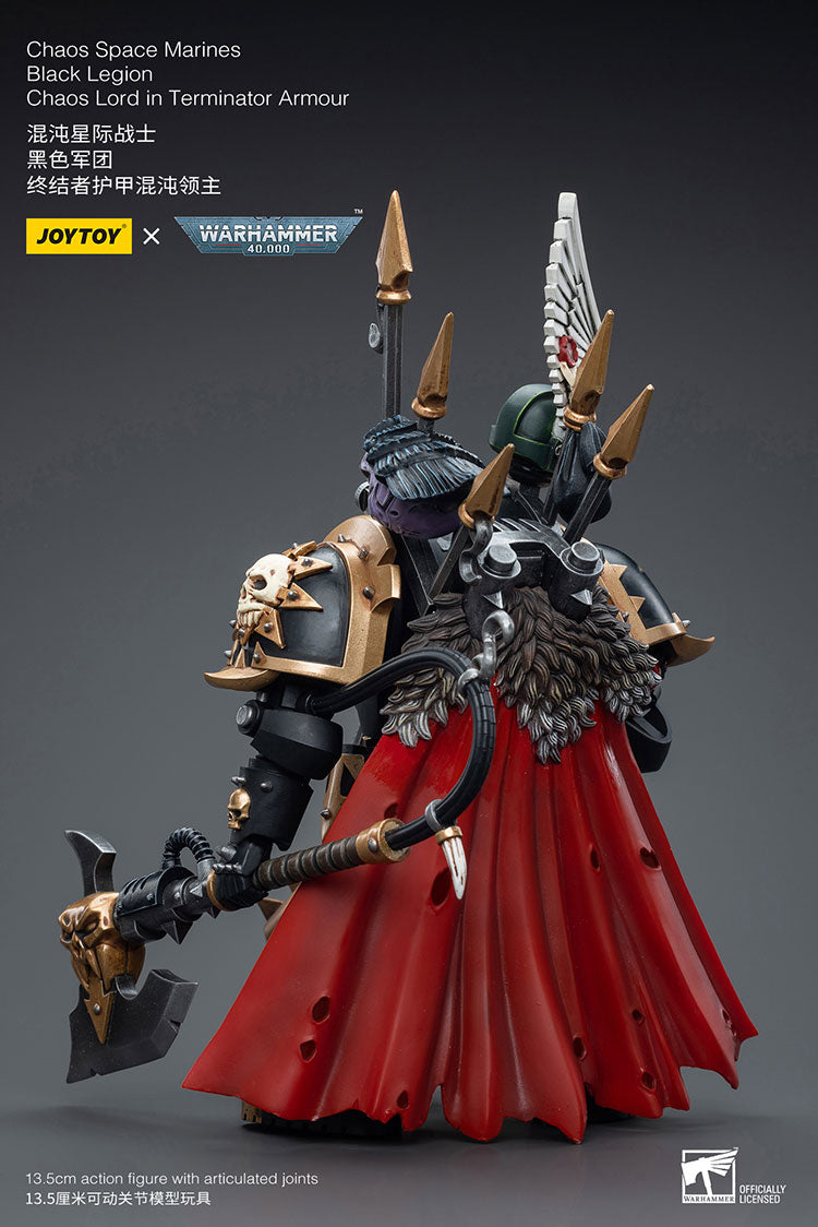 Chaos Space Marines Black Legion Chaos Lord in Terminator Armour