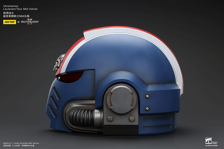 Ultramarines Lieutenant Titus' MkX Helmet