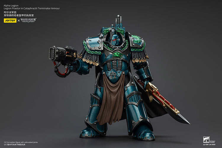 Alpha Legion Legion Praetor in Cataphractii Terminator Armour