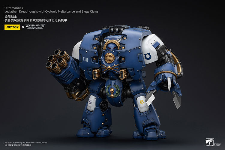 Ultramarines Leviathan Dreadnought with Cyclonic Melta Lance and Siege Claw
