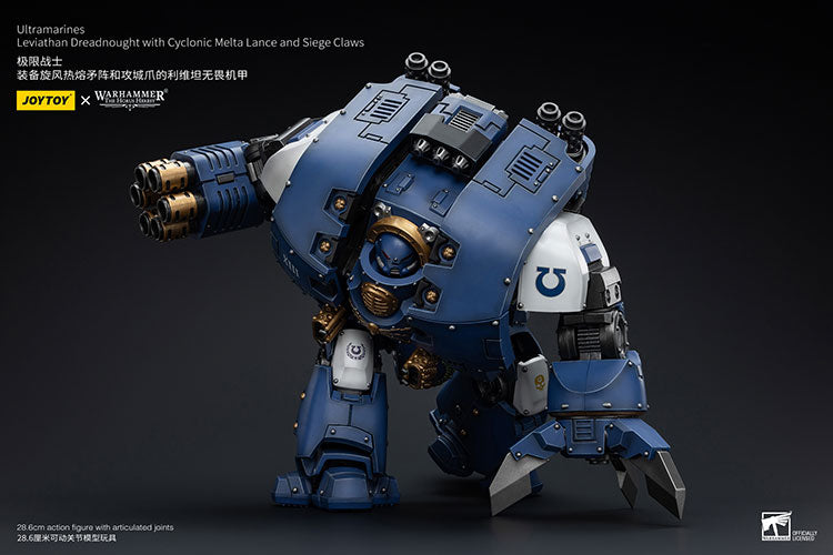 Ultramarines Leviathan Dreadnought with Cyclonic Melta Lance and Siege Claw