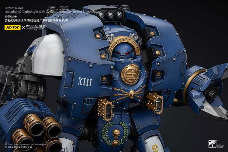 Ultramarines Leviathan Dreadnought with Cyclonic Melta Lance and Siege Claw