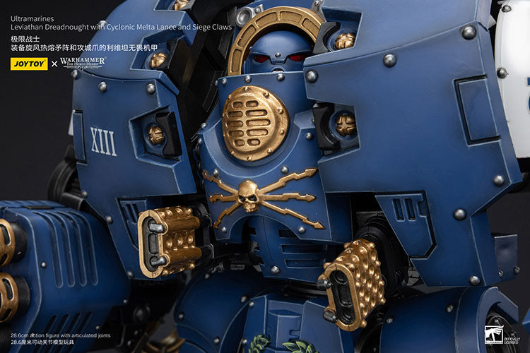 Ultramarines Leviathan Dreadnought with Cyclonic Melta Lance and Siege Claw