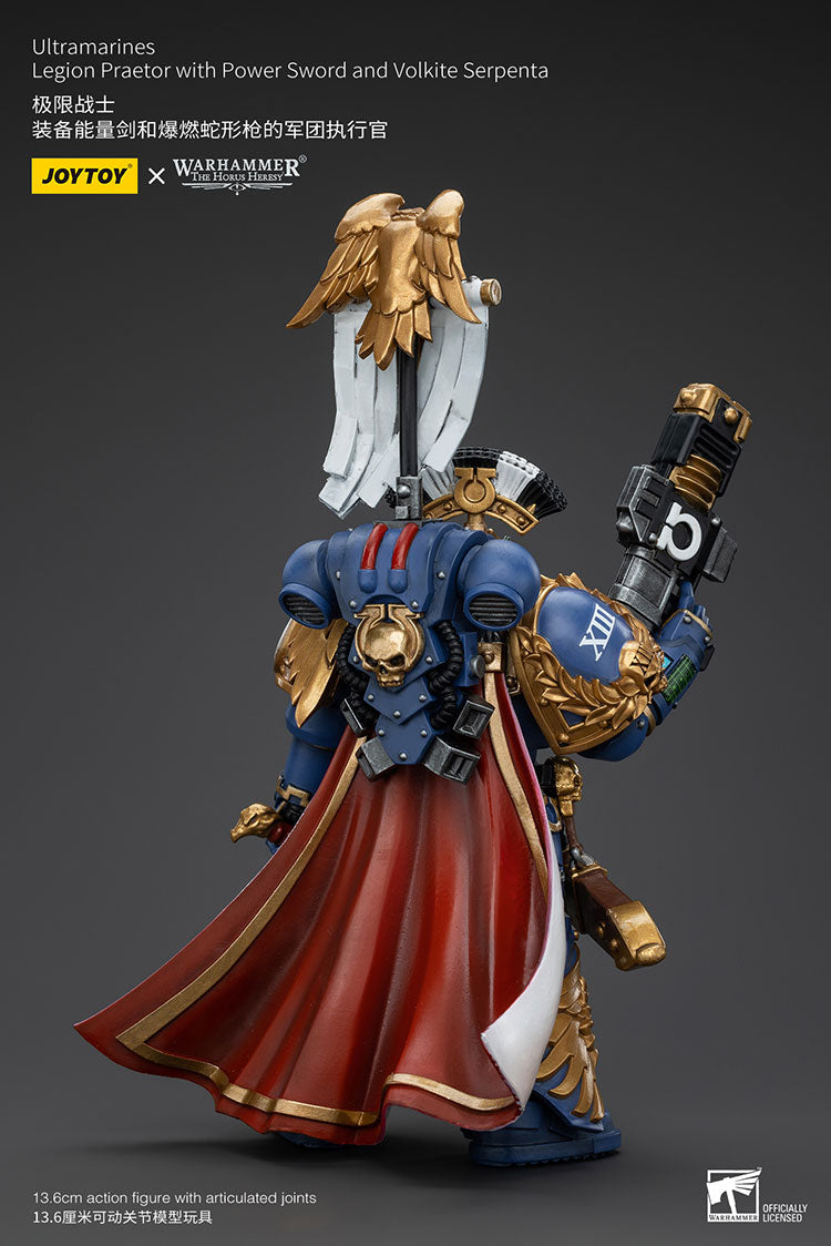 Ultramarines Legion Praetor with Power Sword and Volkite Serpenta