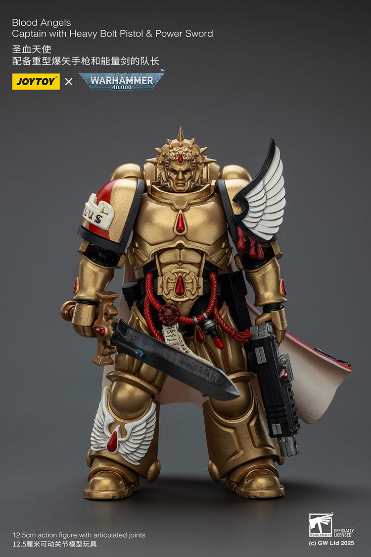 Blood Angels Captain with Heavy Bolt Pistol & Power Sword