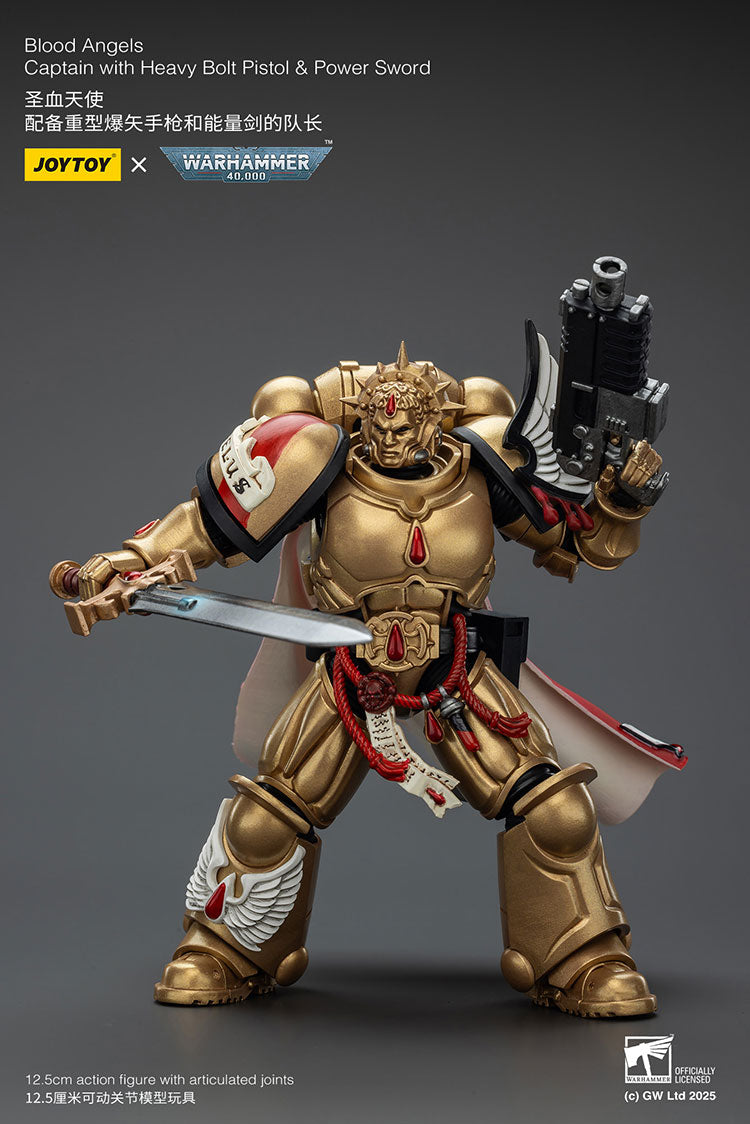 Blood Angels Captain with Heavy Bolt Pistol & Power Sword