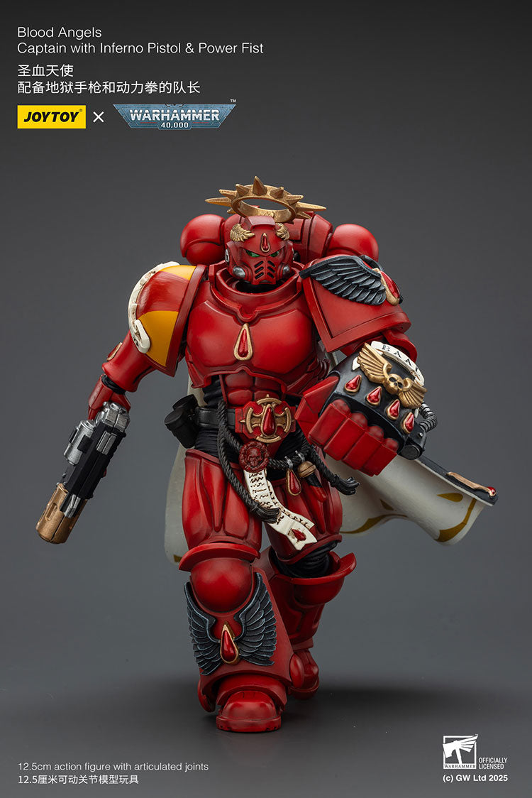 Blood Angels Captain with Inferno Pistol & Power Fist