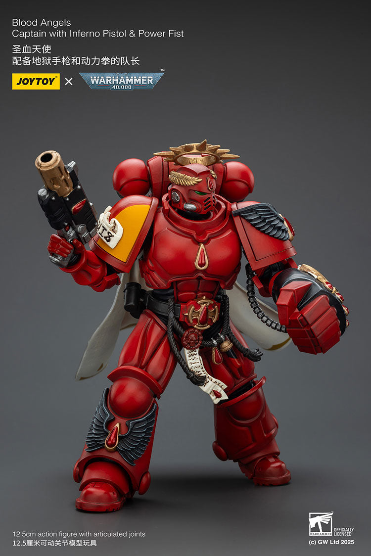 Blood Angels Captain with Inferno Pistol & Power Fist