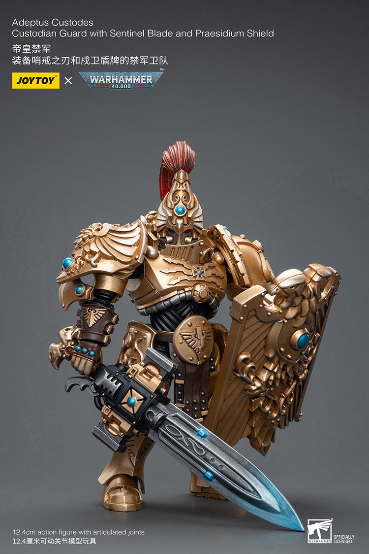 Adeptus Custodes Custodian Guard with Sentinel Blade and Praesidium Shield