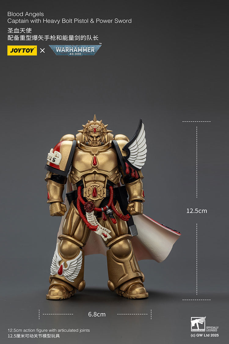 Blood Angels Captain with Heavy Bolt Pistol & Power Sword
