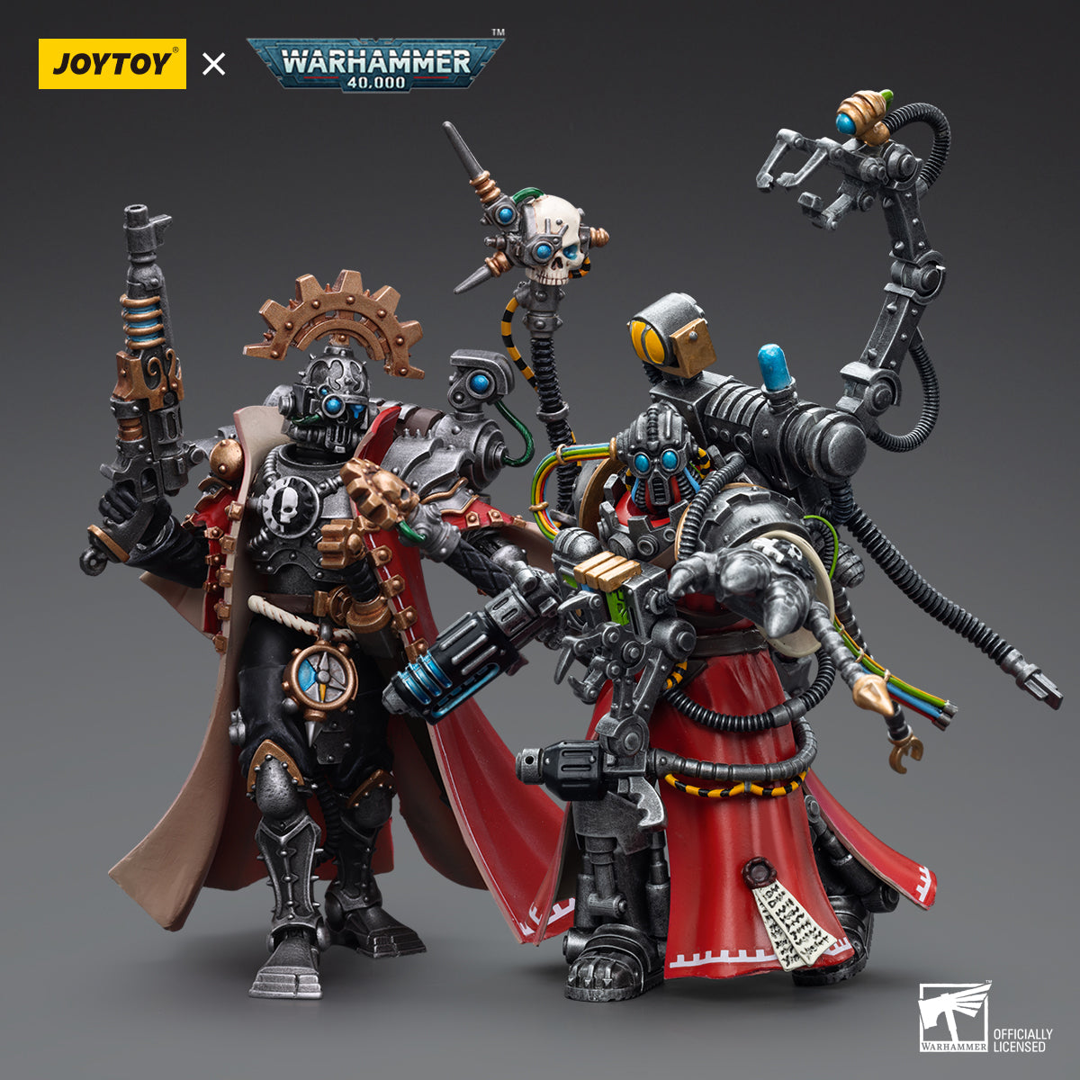 JOYTOY x WARHAMMER Adeptus Mechanicus Cybernetica Datasmith&Skitarii Marshal