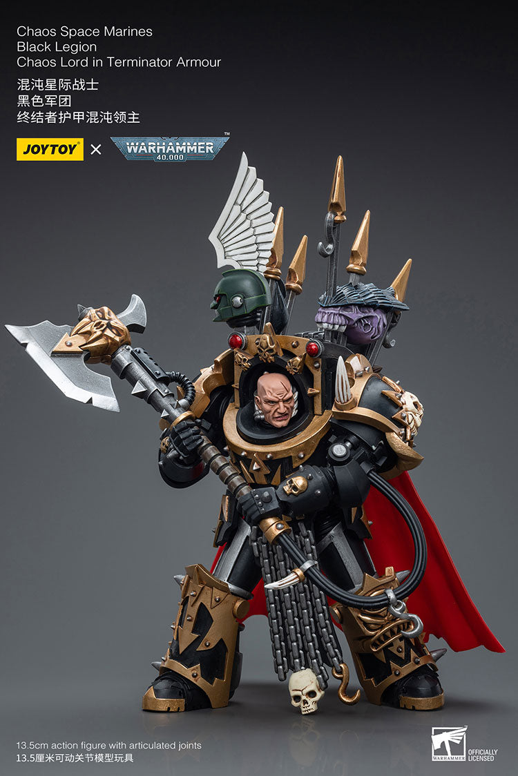 Chaos Space Marines Black Legion Chaos Lord in Terminator Armour