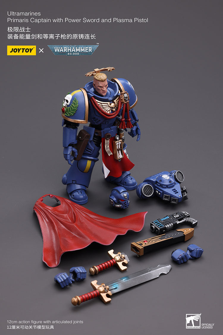 Ultramarines Primaris Captain with Power Sword and Plasma Pistol