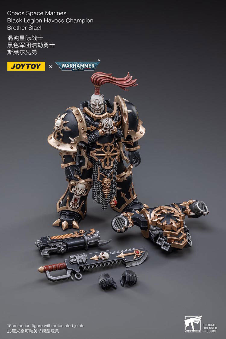 Chaos Space Marines Black Legion Havocs Champion Brother Slael