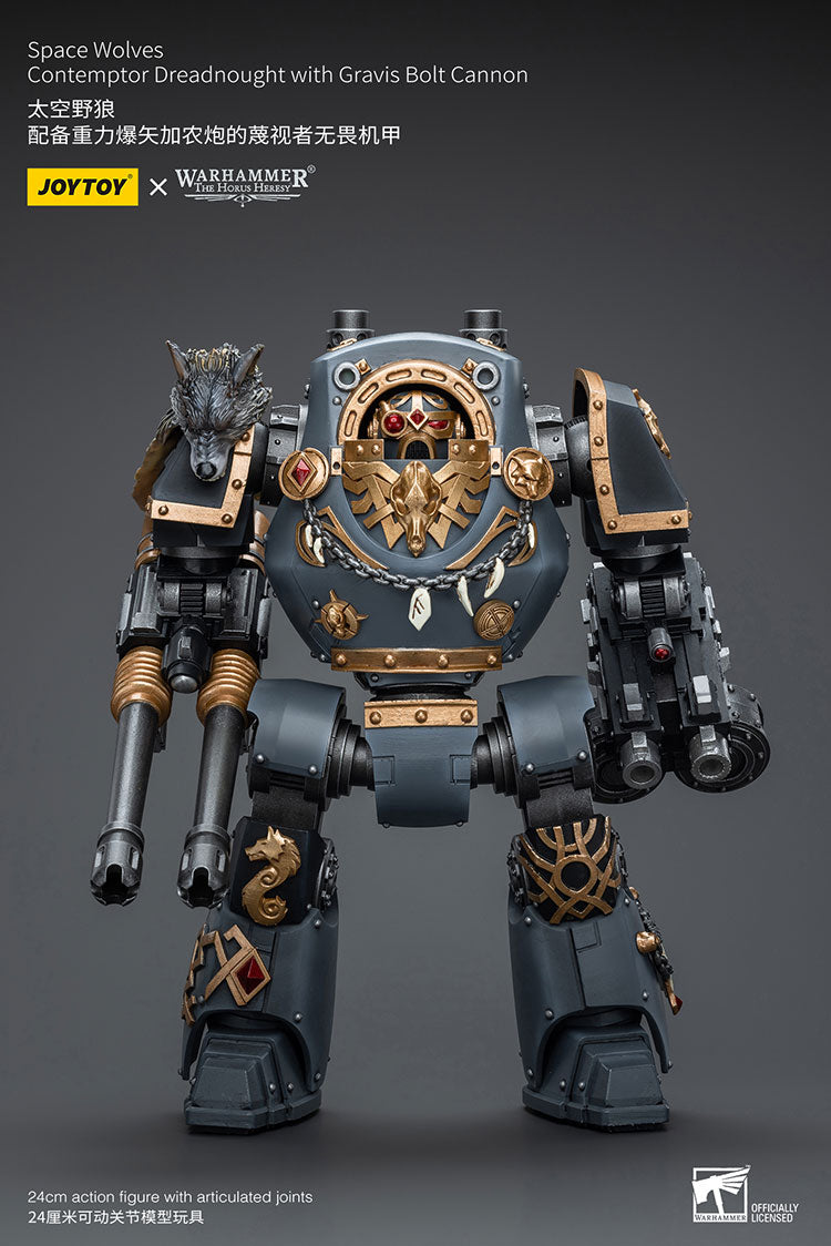 Space Wolves Contemptor Dreadnought with Gravis Bolt Cannon