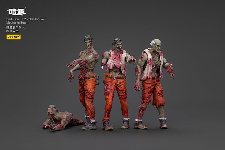 Dark Source Zombie Figure Mechanic Team