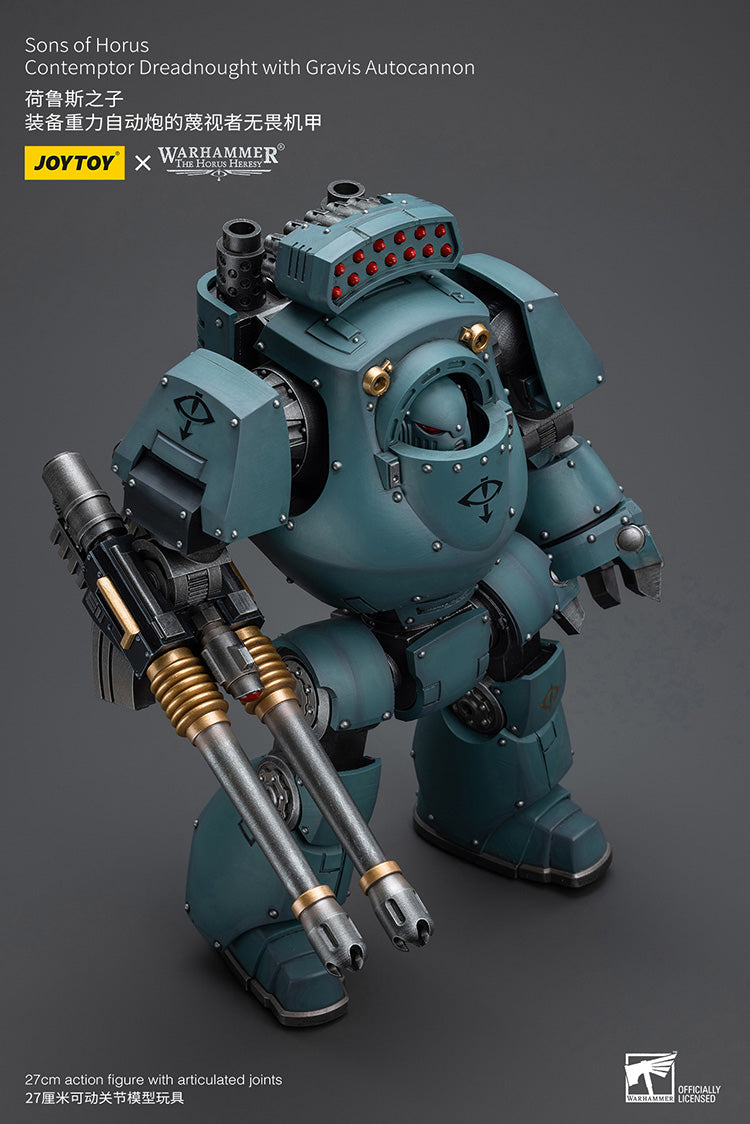 Sons of Horus Contemptor Dreadnought with Gravis Autocannon