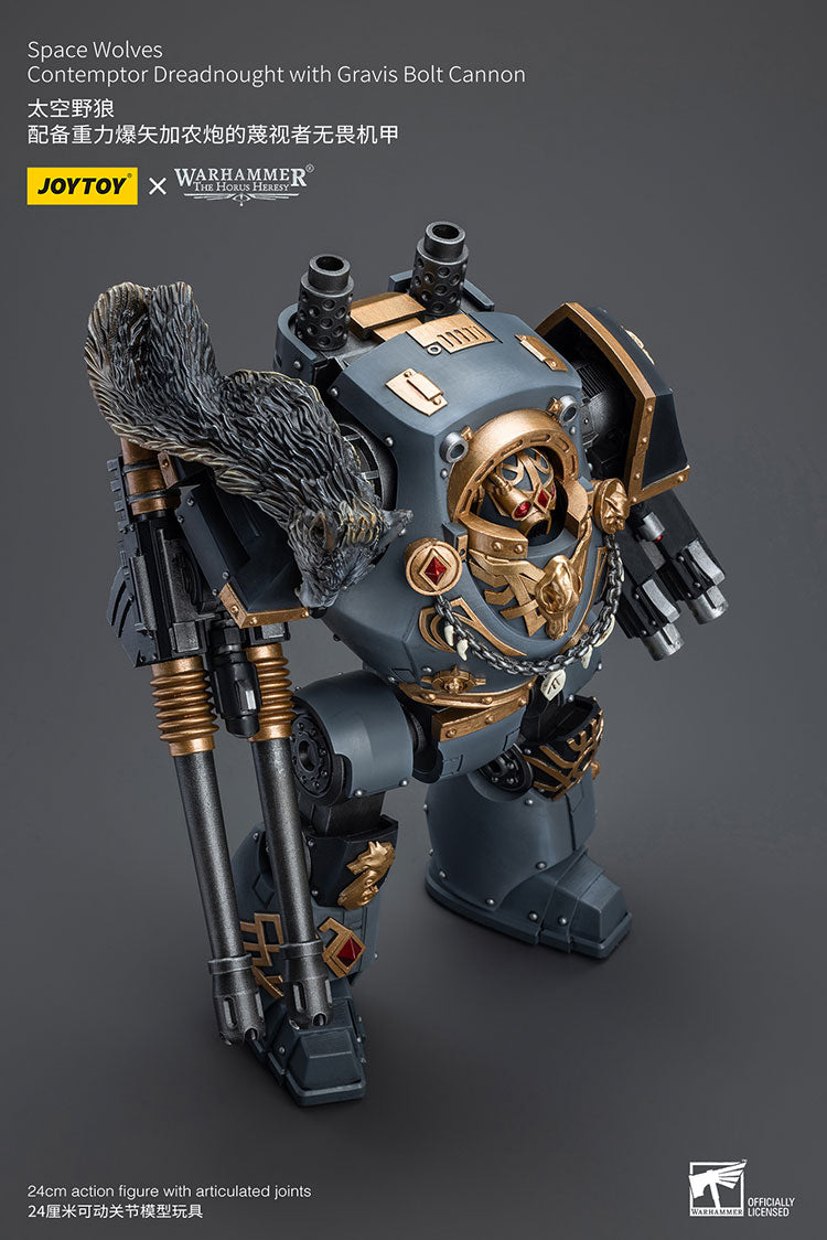 Space Wolves Contemptor Dreadnought with Gravis Bolt Cannon