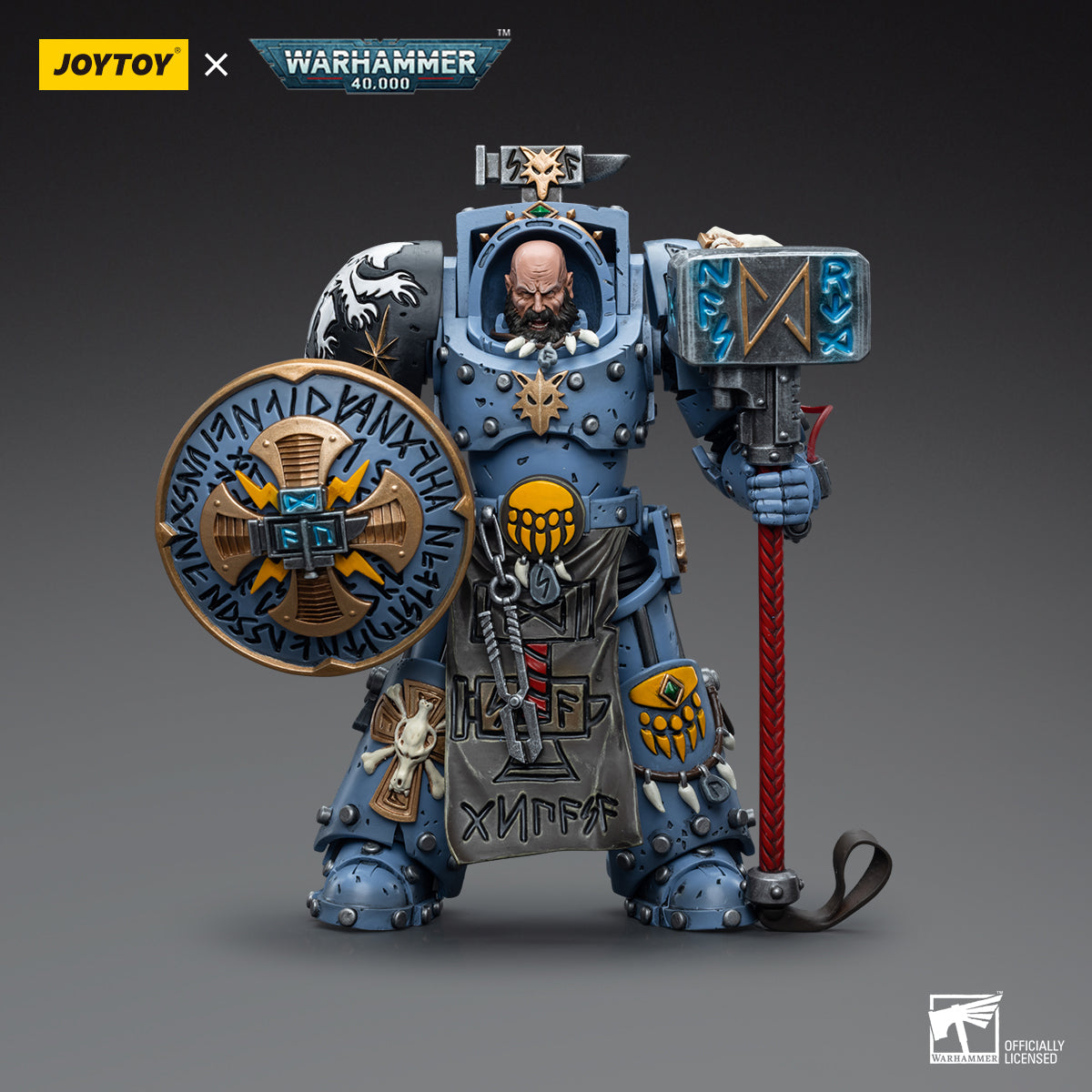 【Pre-Order】JOYTOY x Warhammer Space Wolves Arjac Rockfist