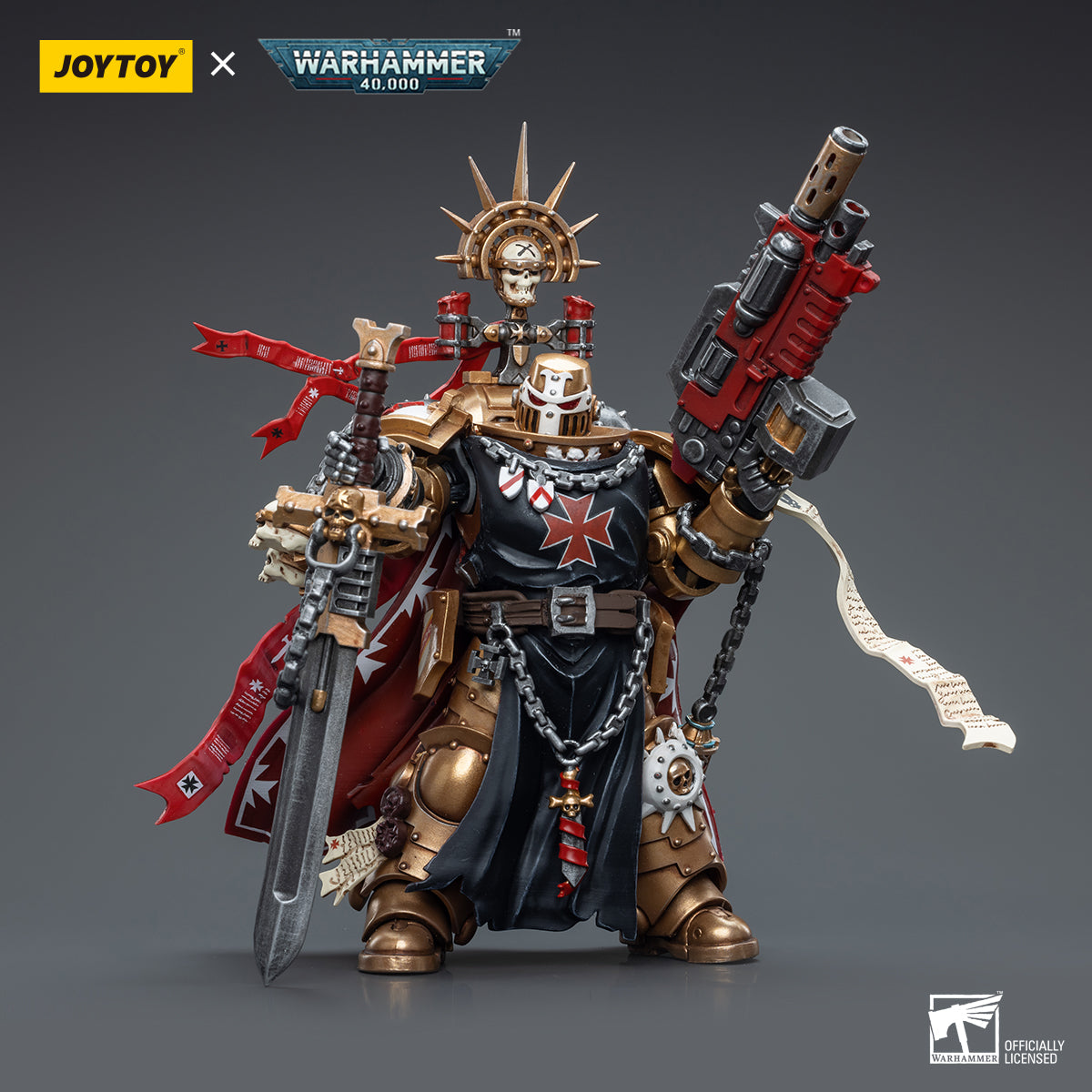 JOYTOY x WARHAMMER Black Templars High Marshal Helbrecht