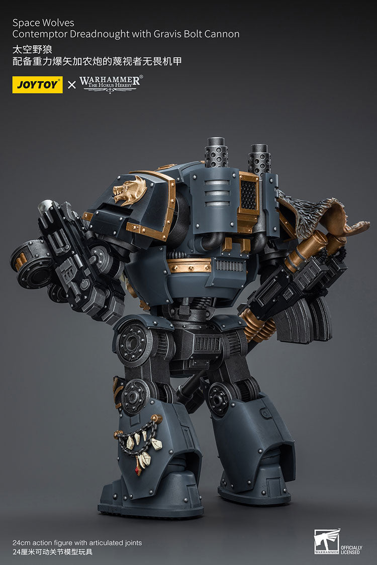 Space Wolves Contemptor Dreadnought with Gravis Bolt Cannon