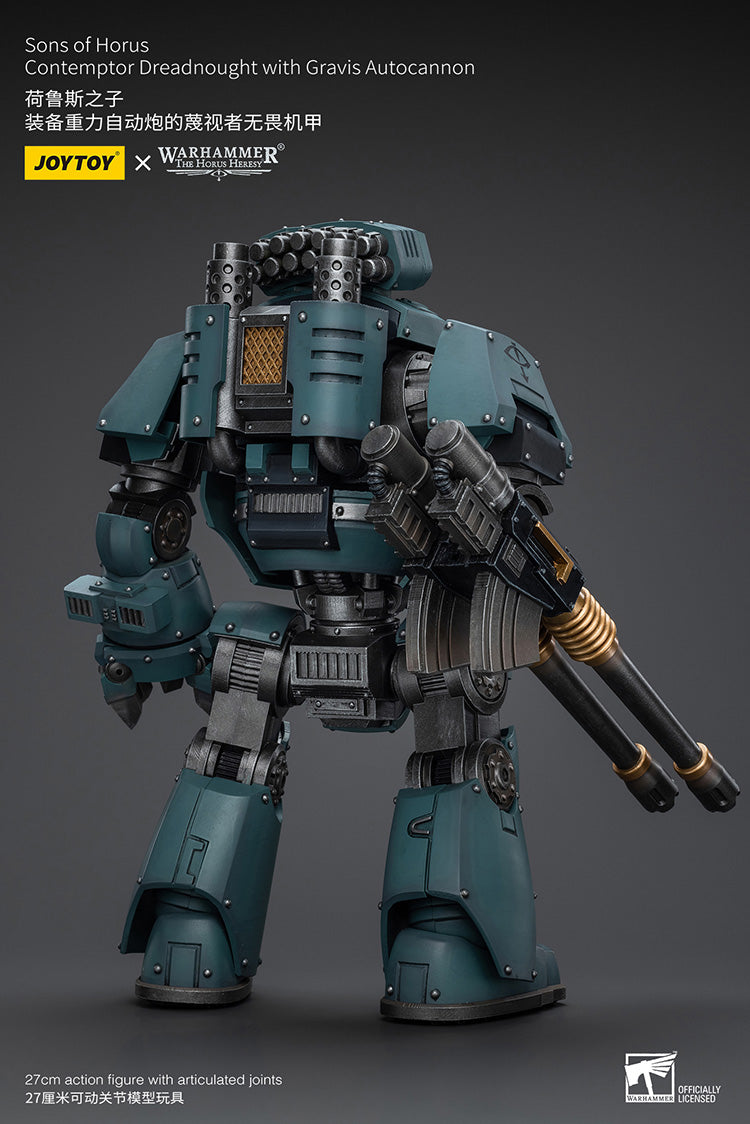 Sons of Horus Contemptor Dreadnought with Gravis Autocannon