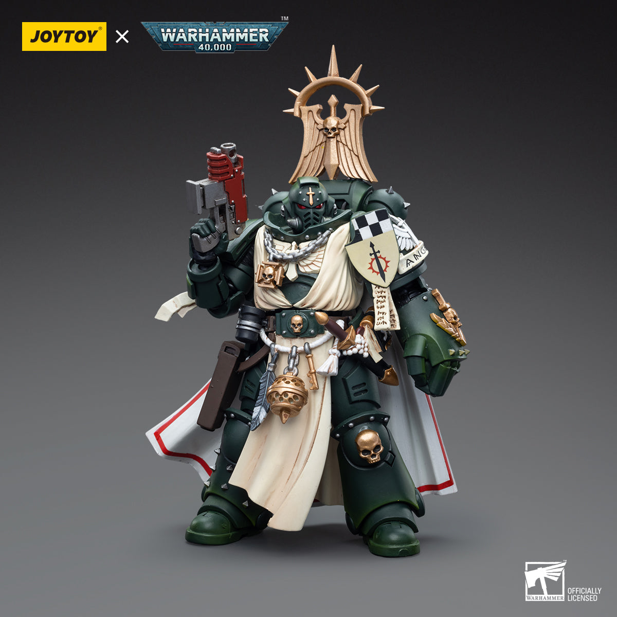 JOYTOY x WARHAMMER Dark Angels Master Lazarus&Master with Power Fist