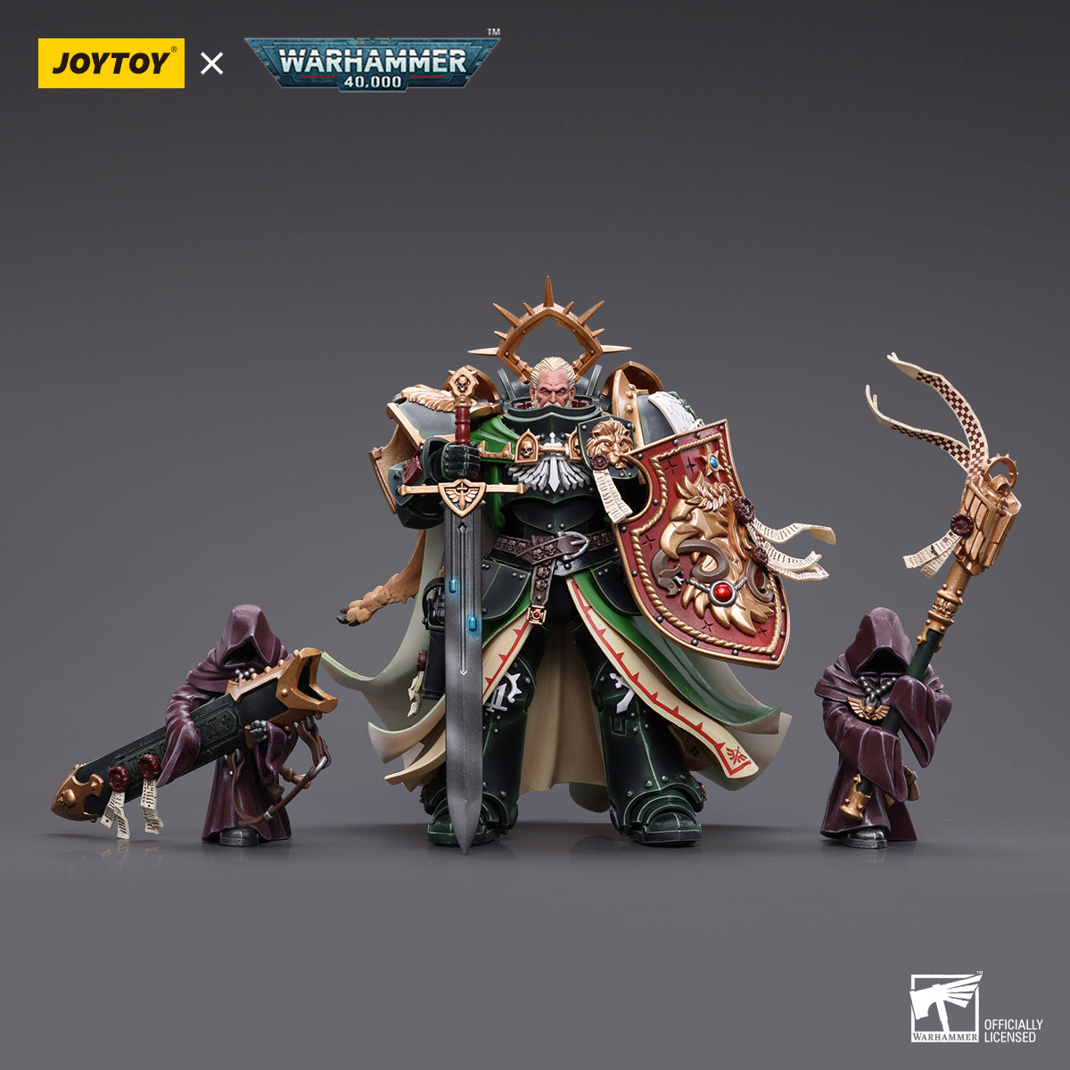 JOYTOY x WARHAMMER Primarca de los Ángeles Oscuros León El'Jonson