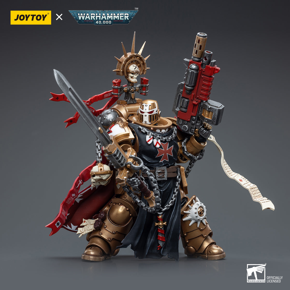 JOYTOY x WARHAMMER Black Templars High Marshal Helbrecht