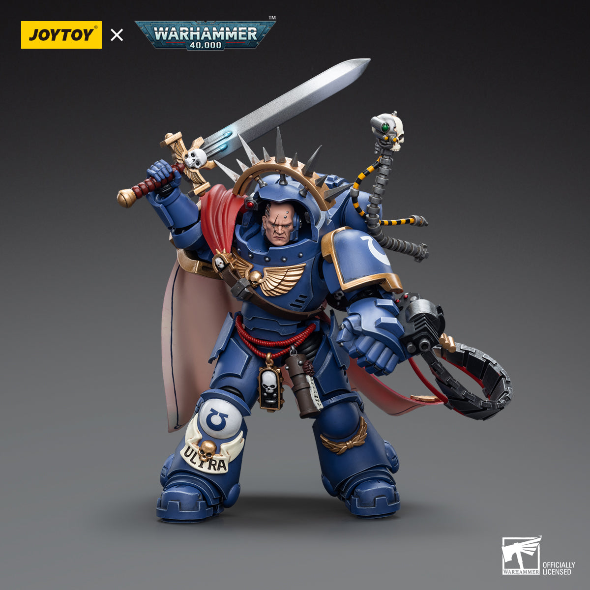 JOYTOY x Warhammer Ultramarines Captain in Gravis Armour