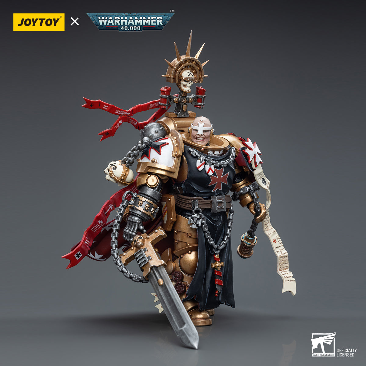 JOYTOY x WARHAMMER Black Templars High Marshal Helbrecht