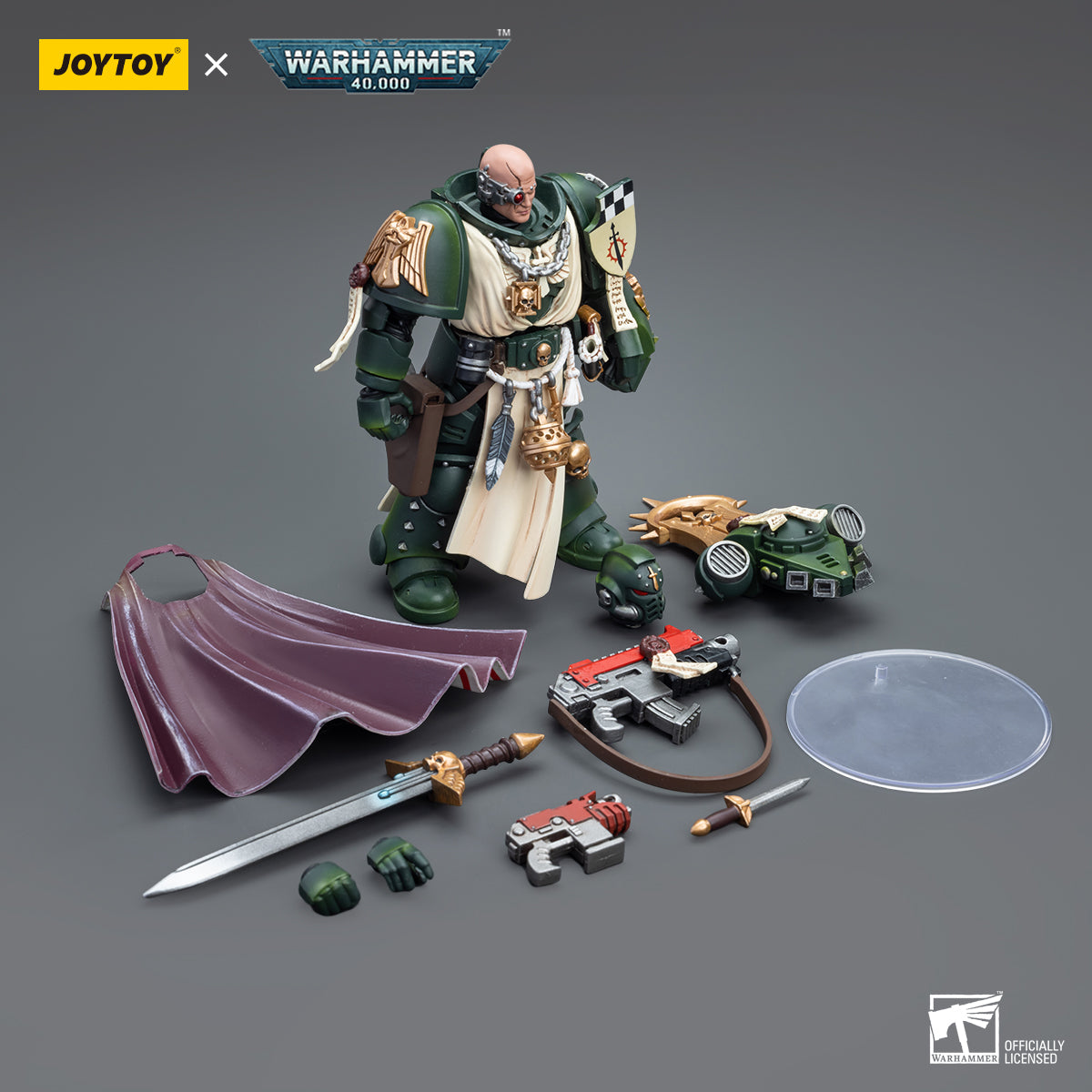JOYTOY x WARHAMMER Dark Angels Master Lazarus&Master with Power Fist