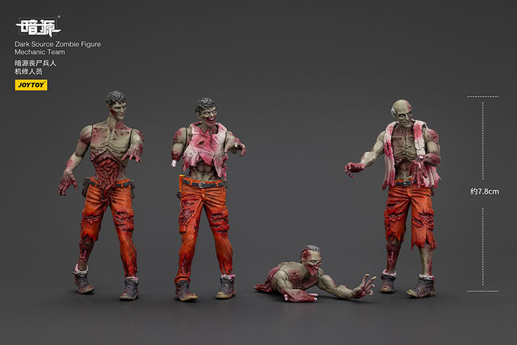Dark Source Zombie Figure Mechanic Team