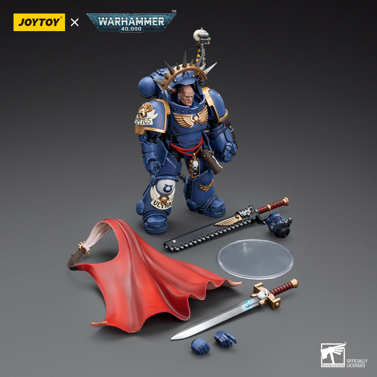 JOYTOY x Warhammer Ultramarines Captain in Gravis Armour