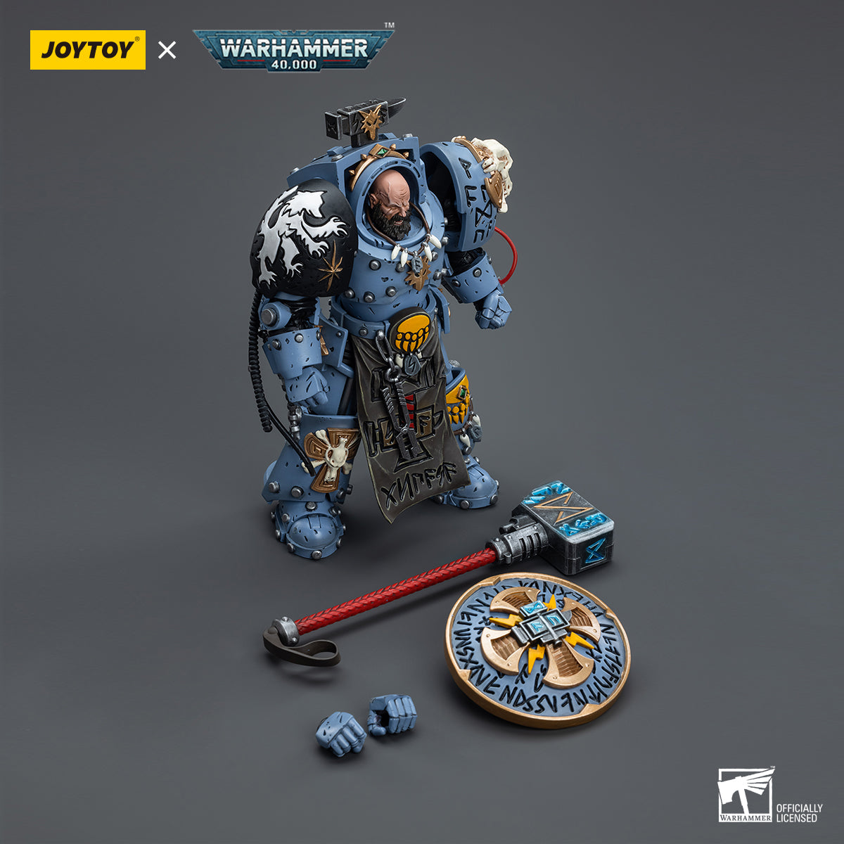 【Pre-Order】JOYTOY x Warhammer Space Wolves Arjac Rockfist