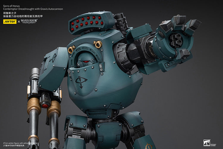 Sons of Horus Contemptor Dreadnought with Gravis Autocannon