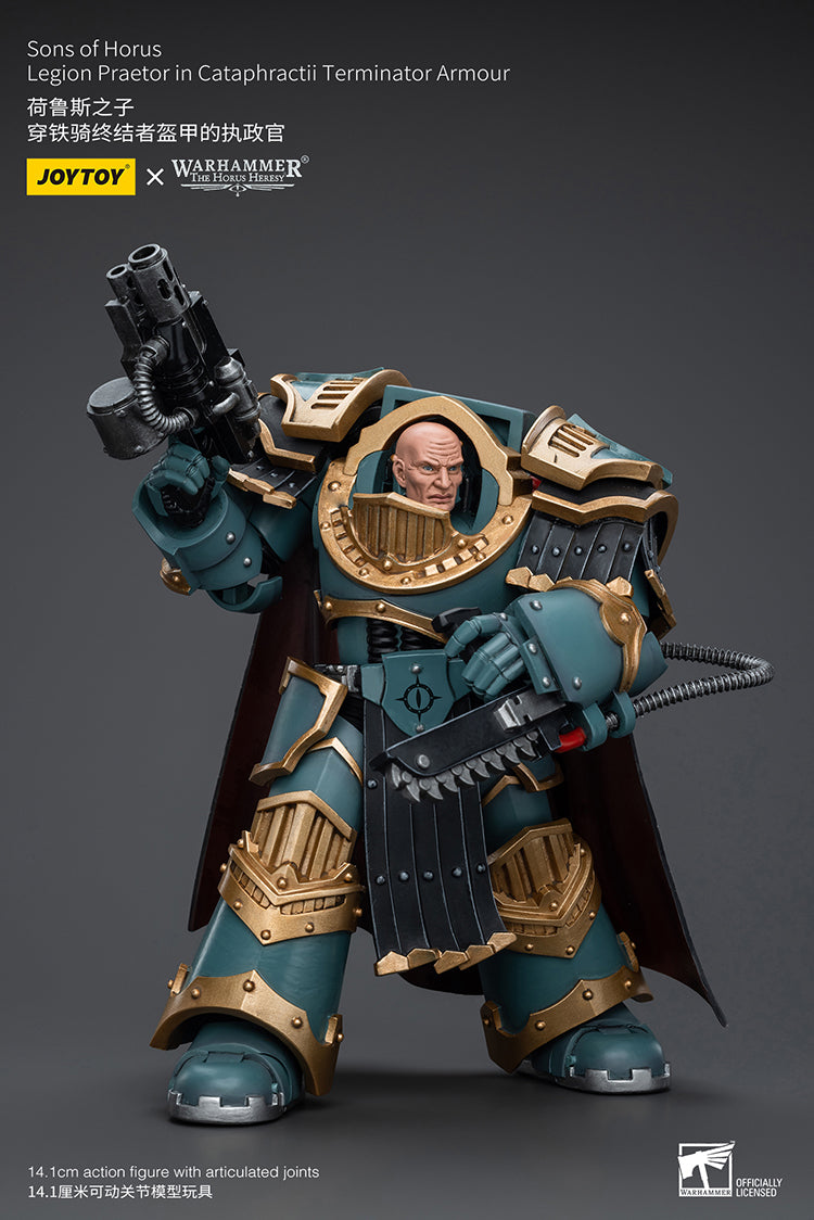 Sons of Horus Legion Praetor in Cataphractii Terminator Armour