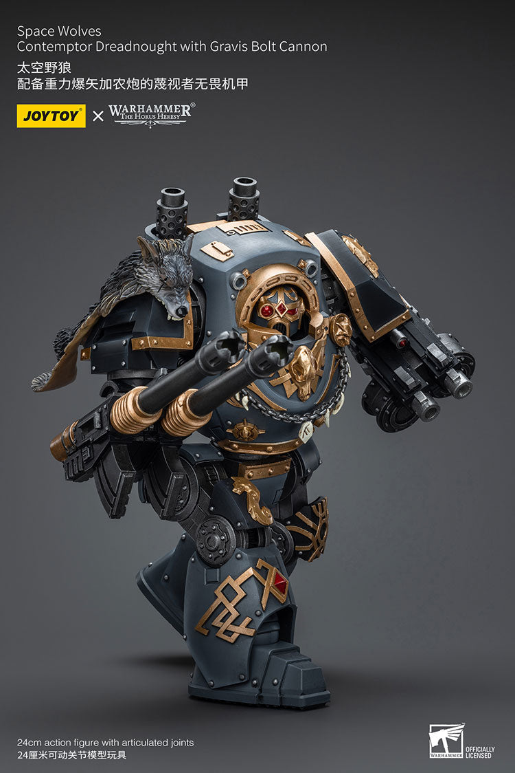 Space Wolves Contemptor Dreadnought with Gravis Bolt Cannon