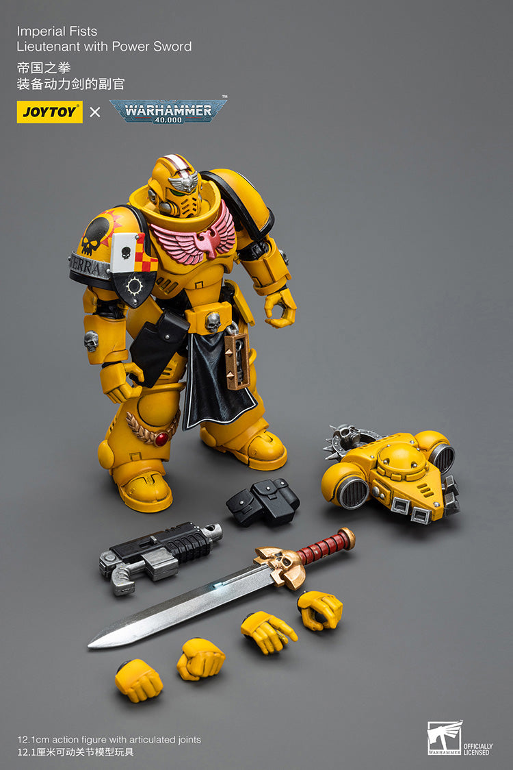 Imperial Fists Lieutenant with Power Sword