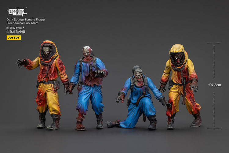 Dark Source Zombie Figure Biochemical Lab Team