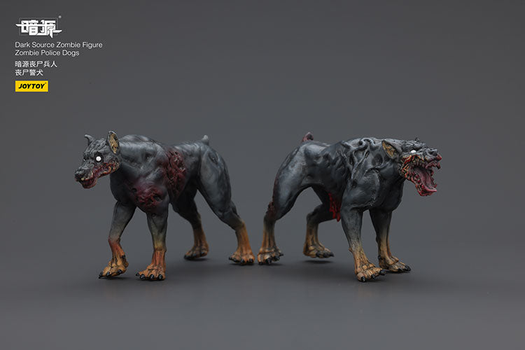 Dark Source Zombie Figure Zombie Police Dogs