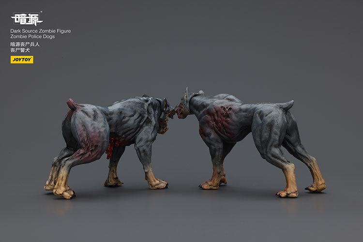 Dark Source Zombie Figure Zombie Police Dogs