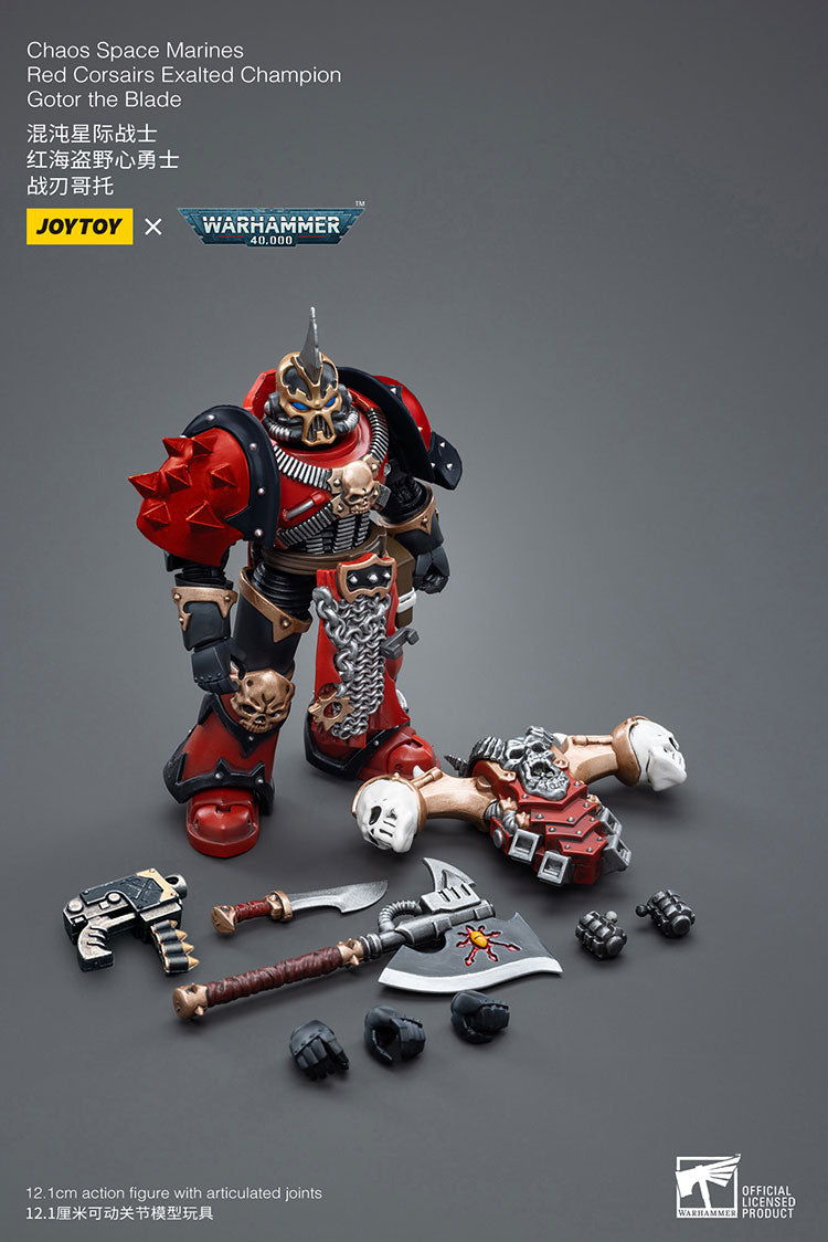 Chaos Space Marines Red Corsairs Exalted Champion Gotor the Blade