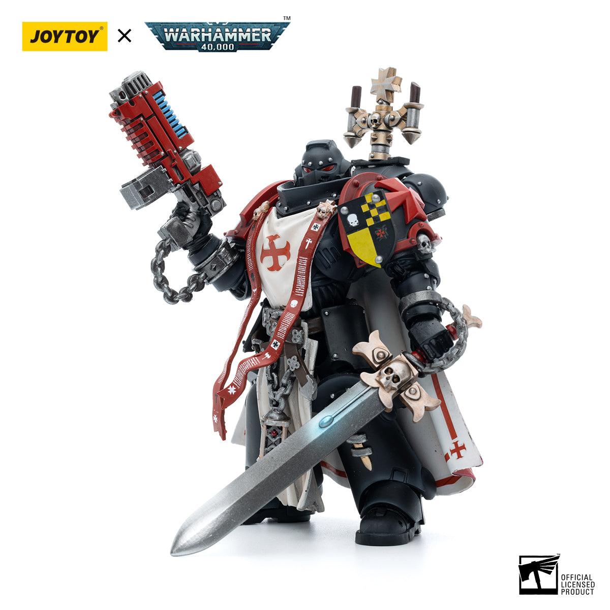 JOYTOY x WARHAMMER Black Templars Sword Brethren Brother Dragen