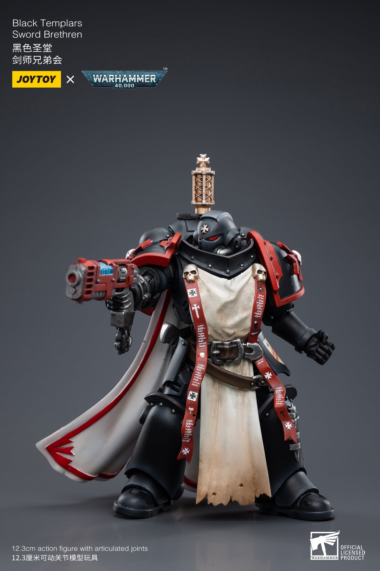 JOYTOY x WARHAMMER Black Templars Primaris Sword Brethren Eberwulf