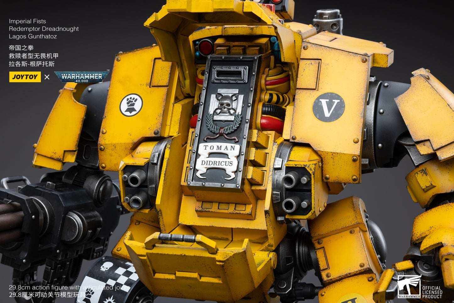 JOYTOY x Warhammer Imperial Fists Redemptor Dreadnought