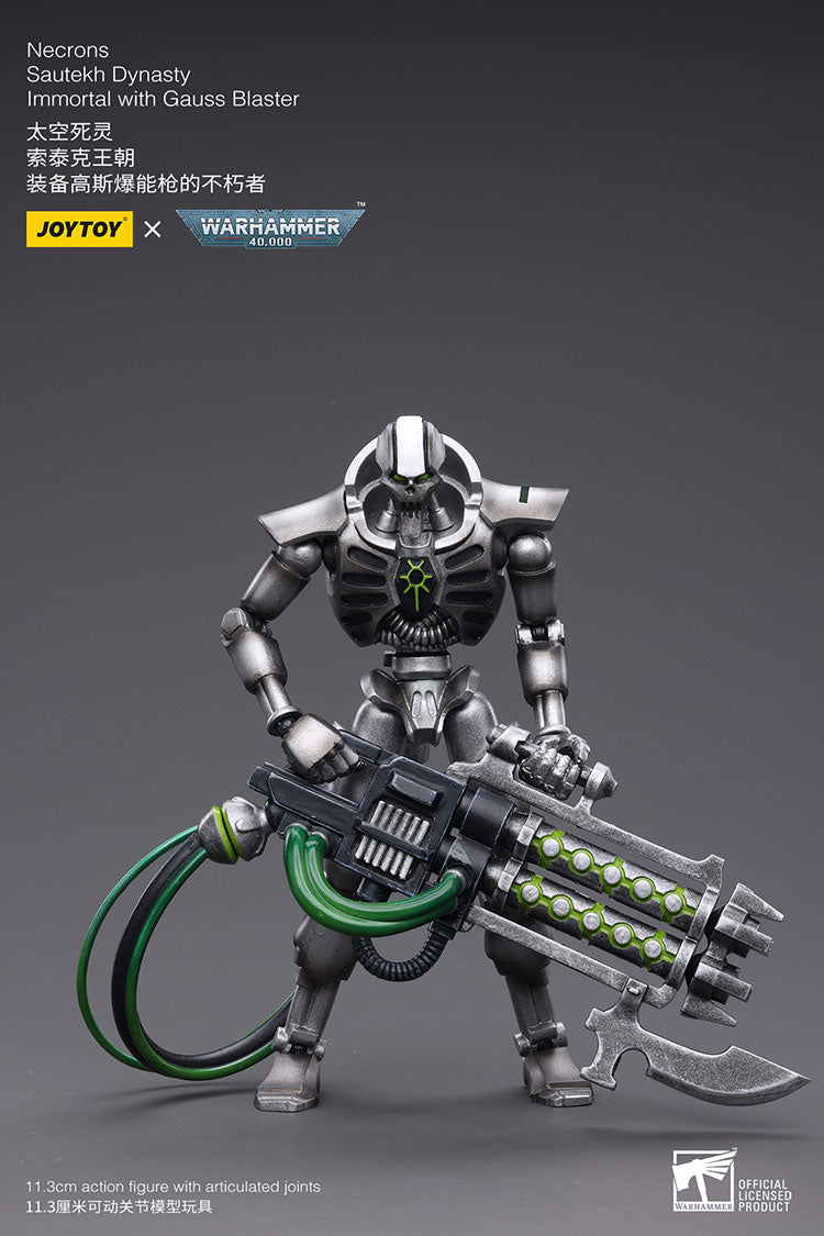 Necrons Sautekh Dynasty Immortal with Gauss Blaster