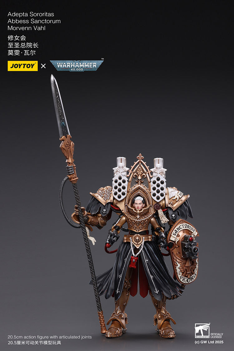 Adepta Sororitas Abbess Sanctorum Morvenn Vahl